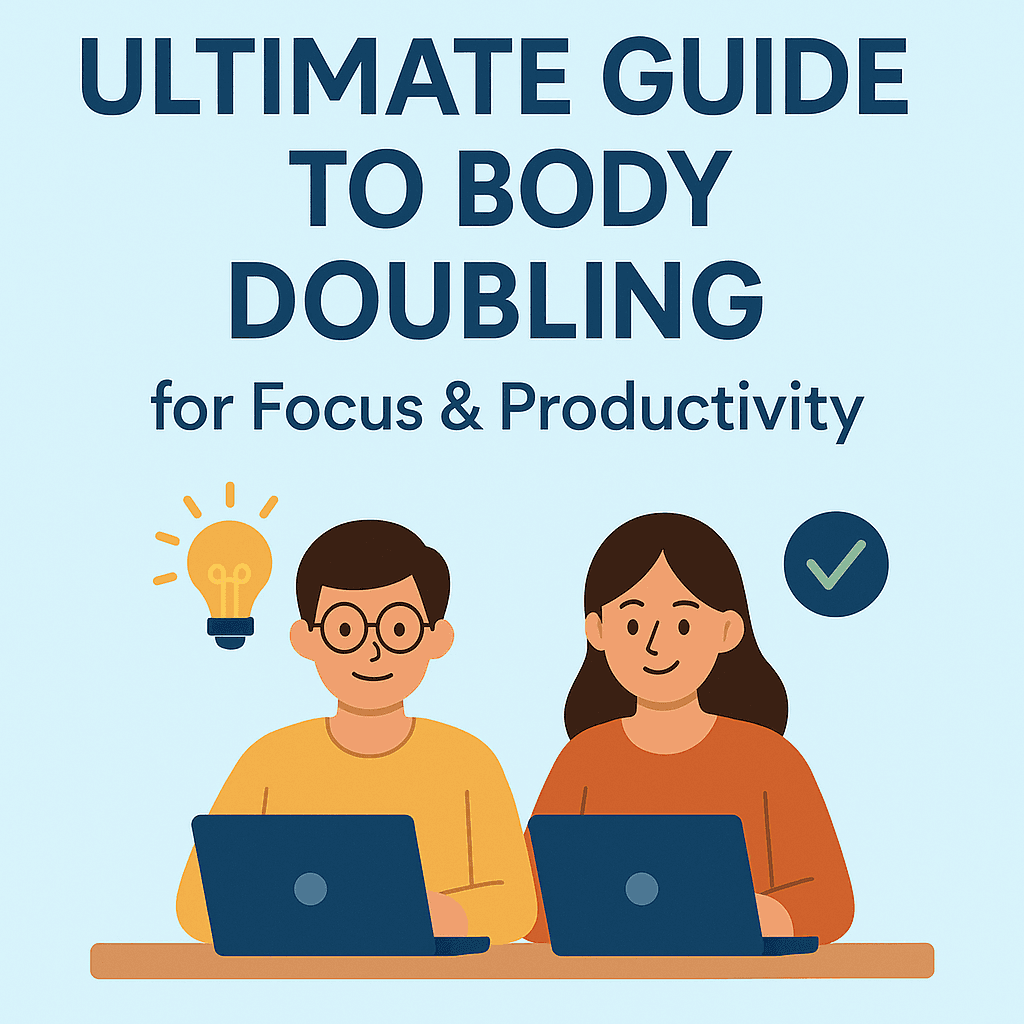 The Ultimate Guide to Body Doubling for Focus & Productivity: How to Boost Your Attention with This Simple Technique